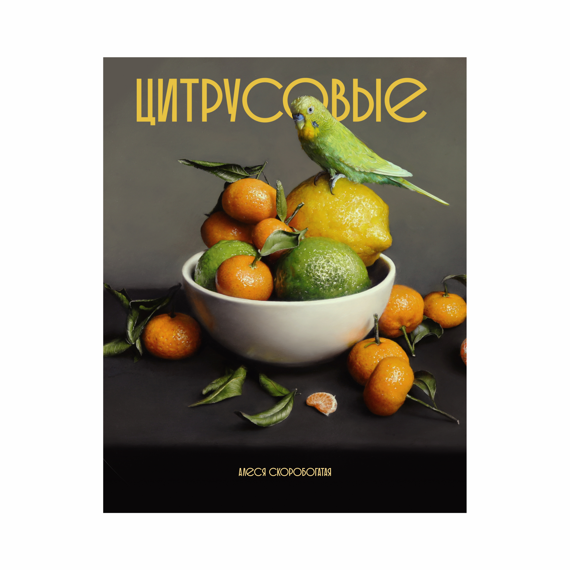 Блокнот "Цитрусовые", Алеся Скоробогатая, B6, 128 листов, в линейку, оранжевый      