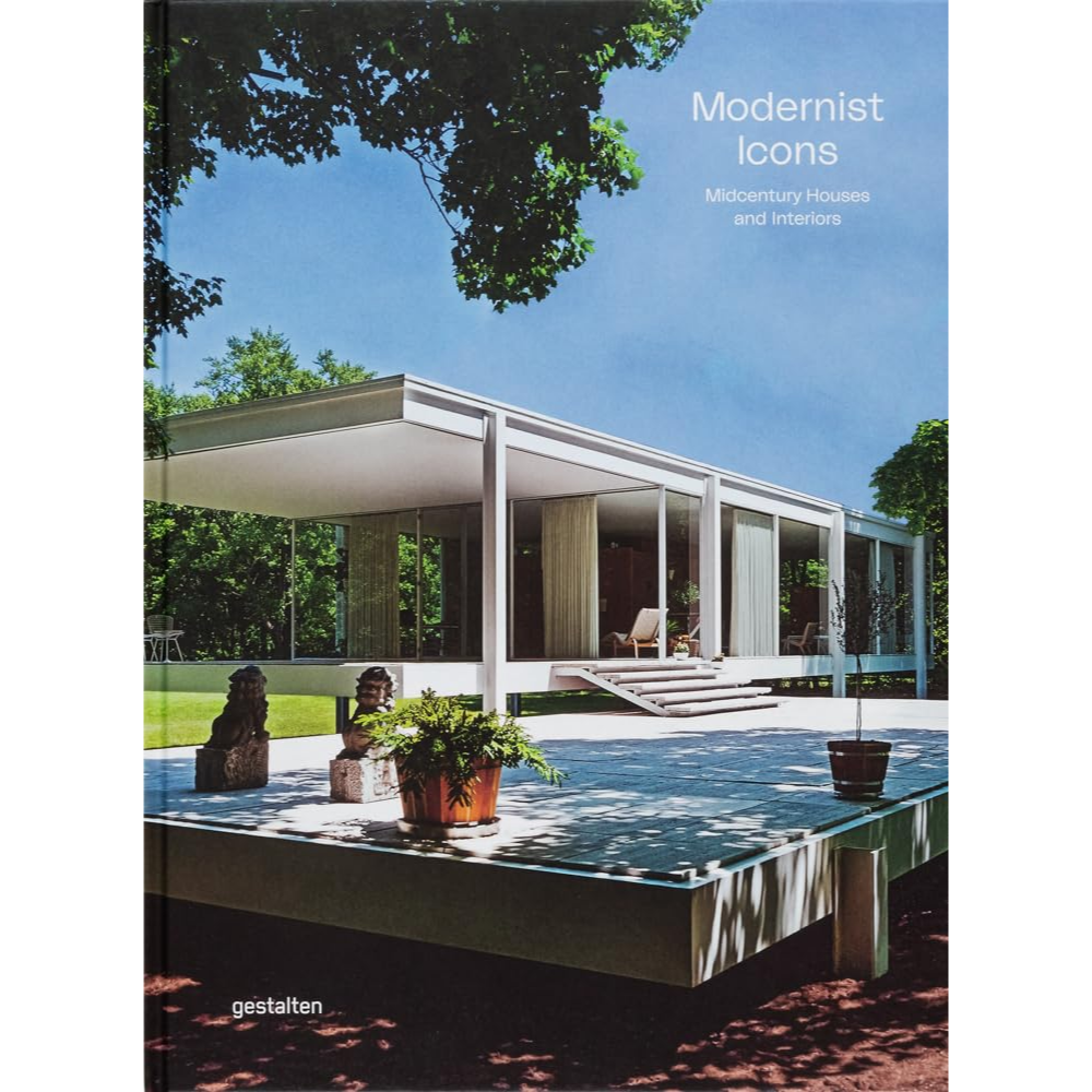 Книга на английском языке "Modernist Icons. Midcentury houses and interiors"