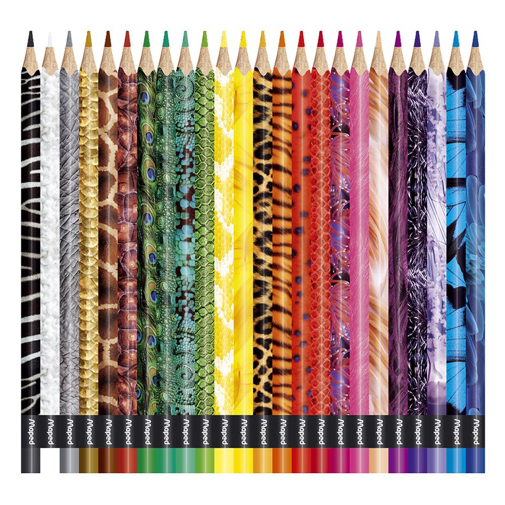 Цветные карандаши "Color' Peps Animal", 24 цвета