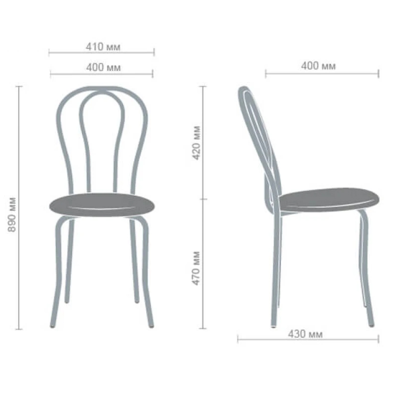 Стул SitUp TULIPAN Chrome - 4 Стул SitUp TULIPAN Chrome - 4