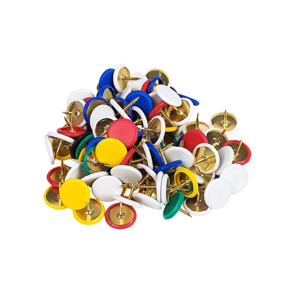 Кнопки канцелярские цветные Maped, 100 шт, ассорти - 4