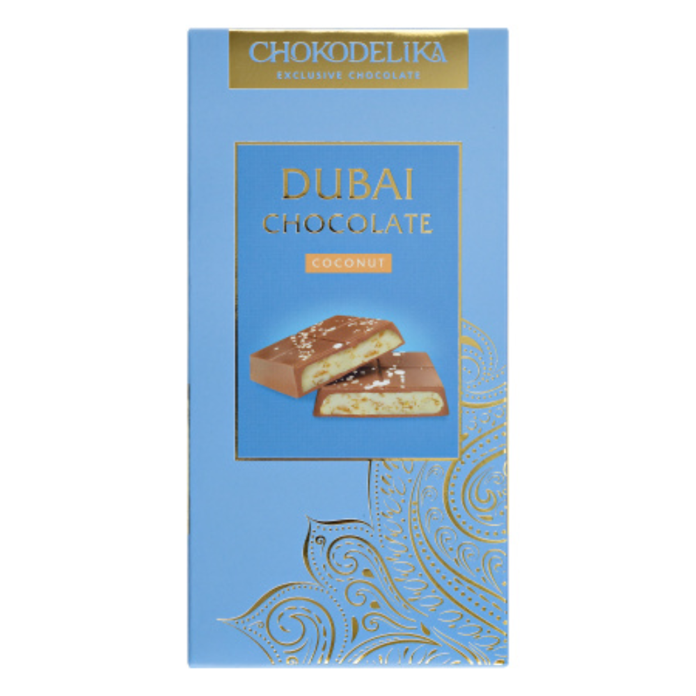 Шоколад молочный "Dubai Coconut", 180 гр