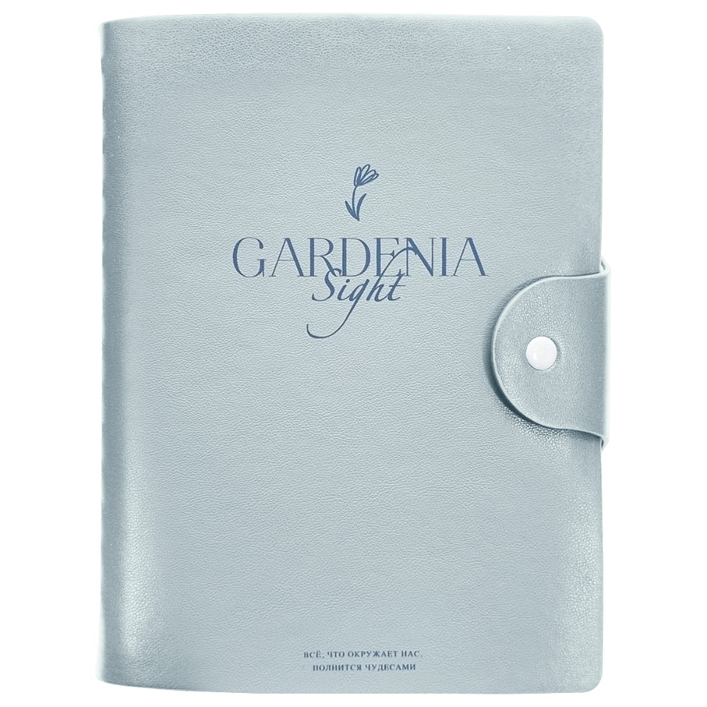 Блокнот "Garden", А5, 96 листов, в клетку, голубой