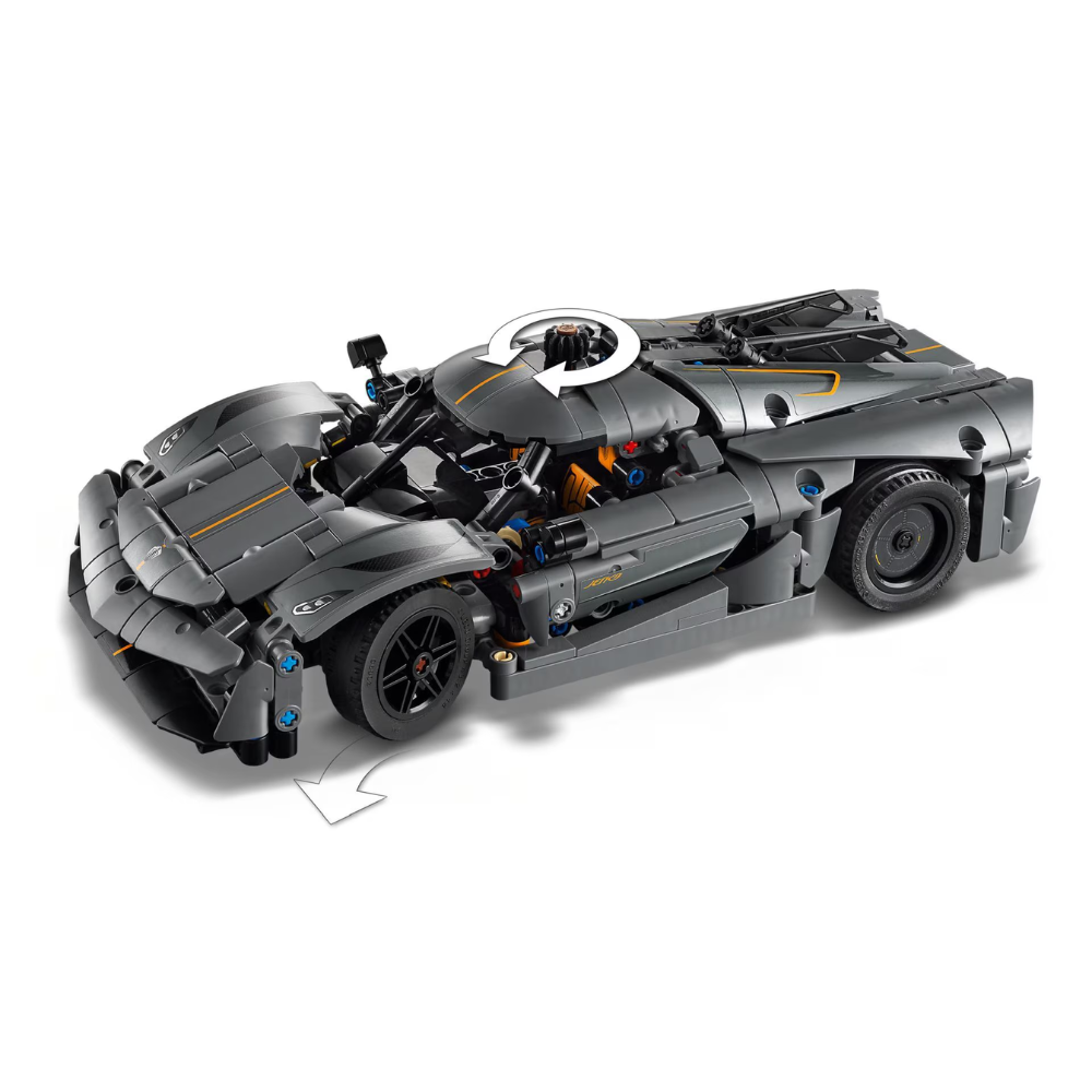 Конструктор "Lego", "Гиперкар Koenigsegg Jesko Absolut Серый" - 6