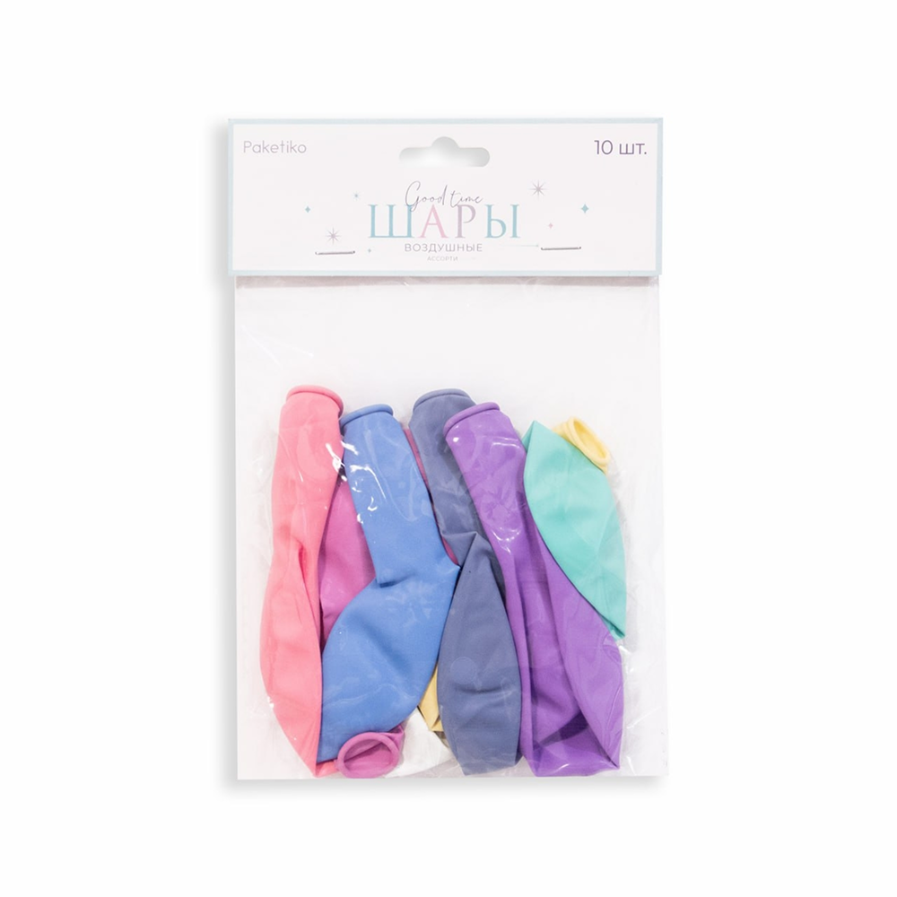 Шар воздушный "Пастель Party 2", 10 шт