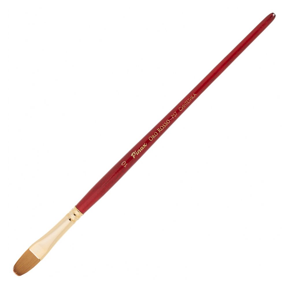 Кисть для рисования "Pinax ORO ROSSO", синтетика, плоскоовальная, №10