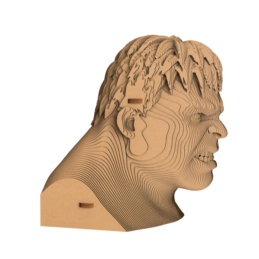 Пазл картонный 3D "Бюст Халк" - 2