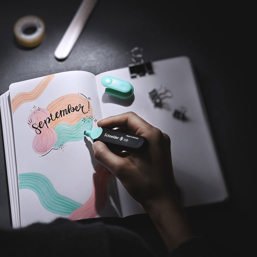 Маркер текстовый "Schneider Job", лавандовый - 7