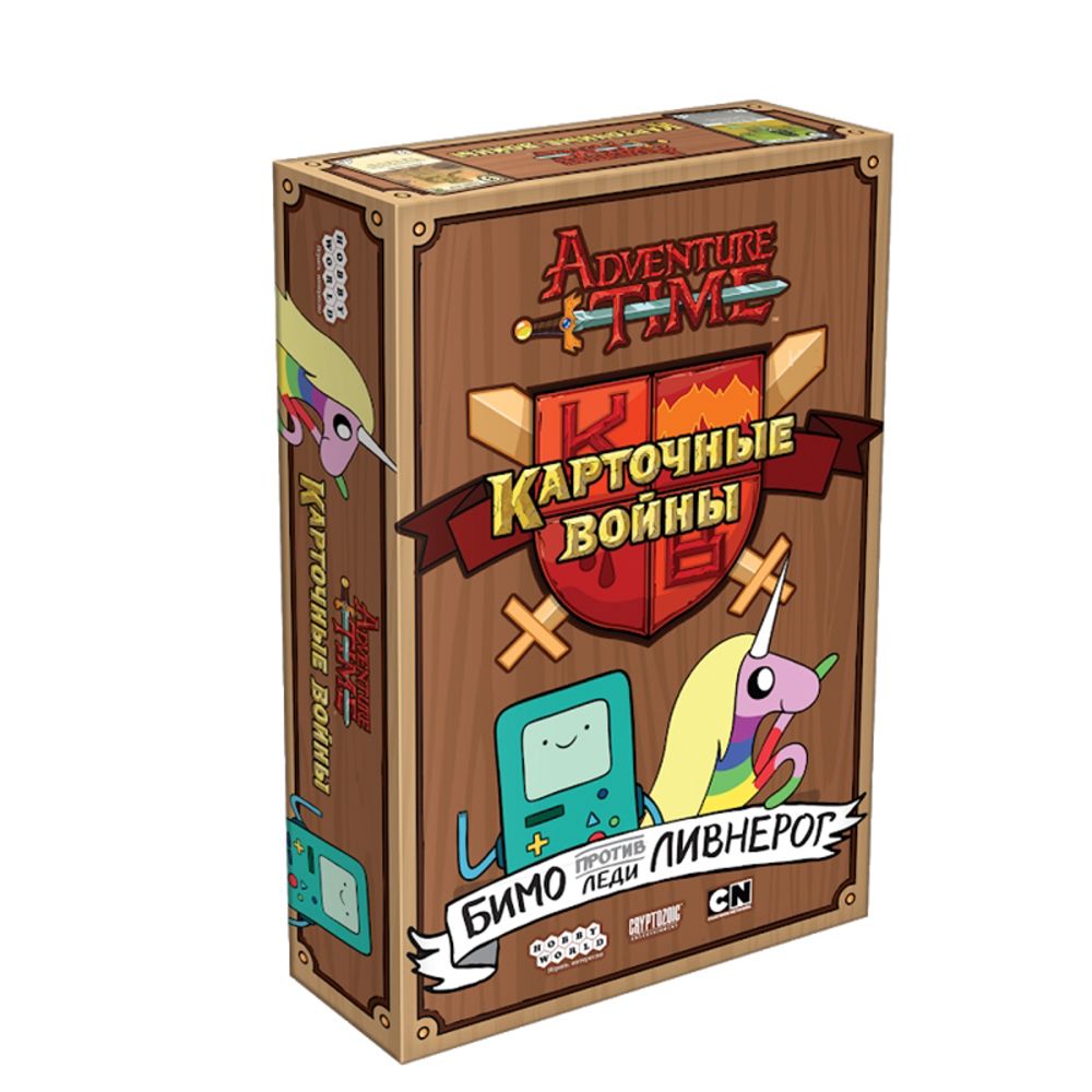 Игра настольная "Время приключений. Карточные войны: Финн против Джейка"