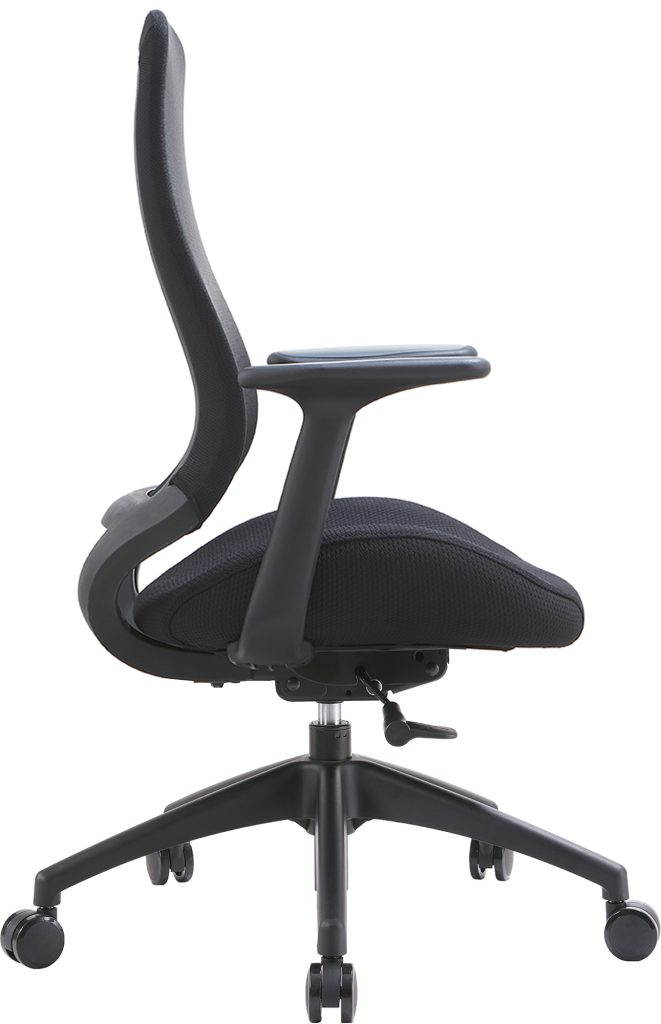 Кресло д/руководителя EVERPROF Bug ткань, черный, крестов. пластик - 3