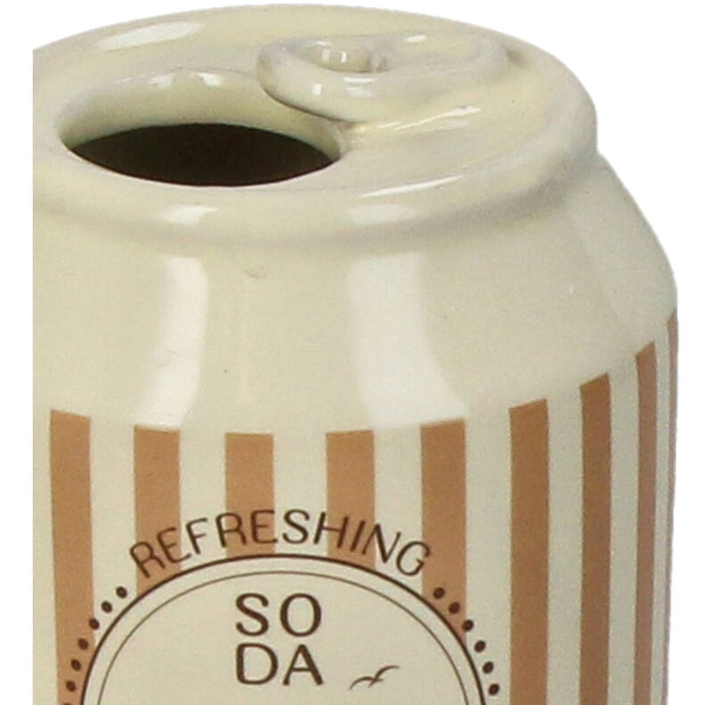 Ваза "Soda Can Sol", 7х7х11.3 см, коричневый