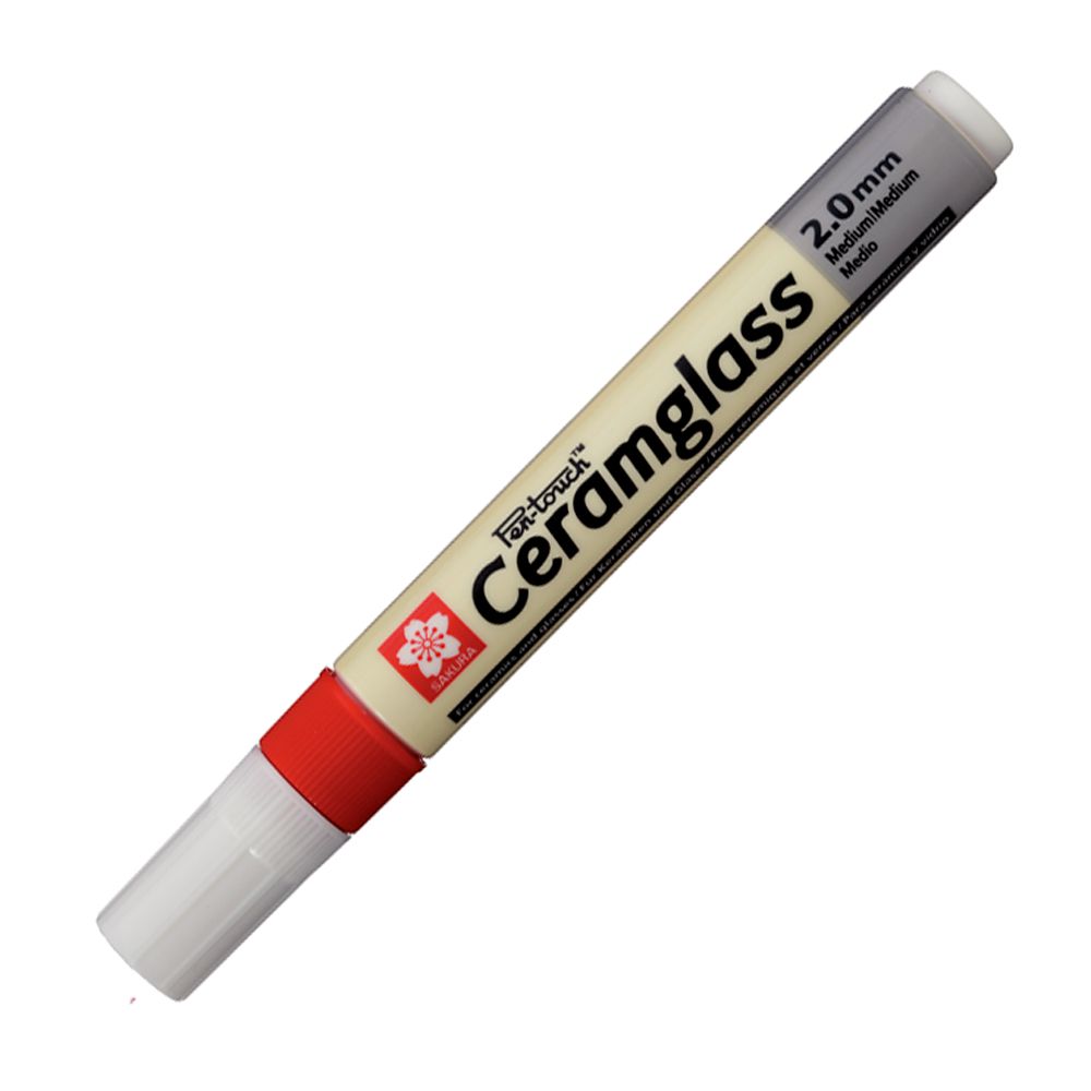 Маркер для стекла и керамики "Pen-Touch CeramGlass" Medium, 2 мм, оранжевый