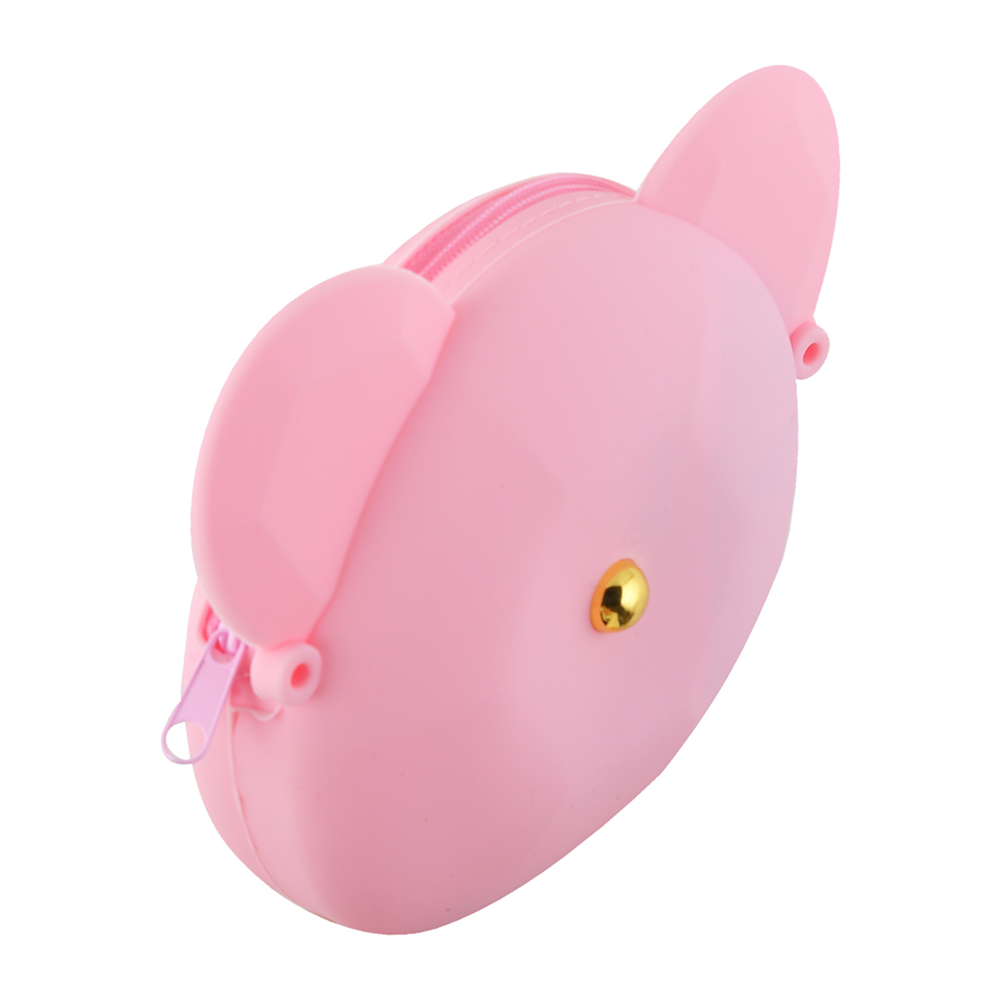 Кошелек "Cat", 15х12.5 см, силикон, розовый - 3