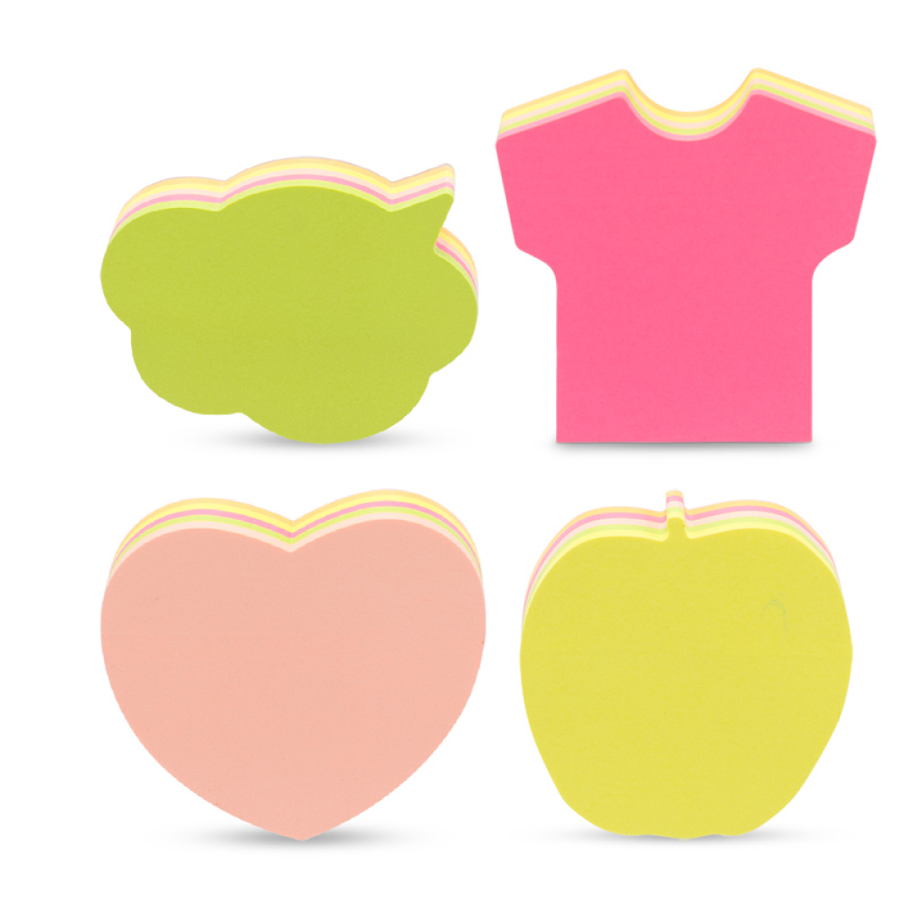 Бумага для заметок "Stick Up", 90x90 мм, 160 листов, ассорти