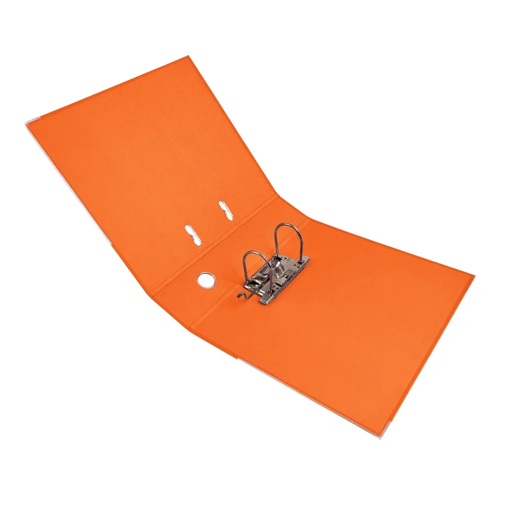 Папка-регистратор "Yesli:", А4, 75 мм, ПВХ, оранжевый - 4