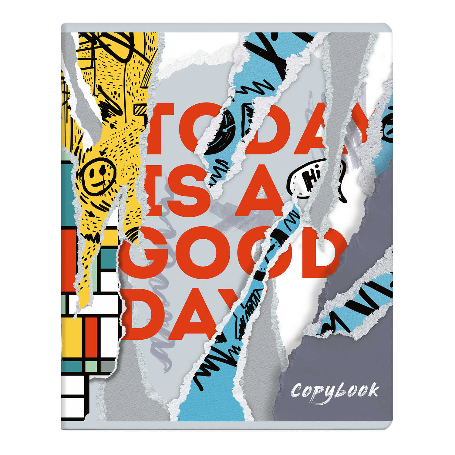 Тетрадь Феникс+ "Настенная живопись" А5+, 96 листов, клетка, ассорти - 3