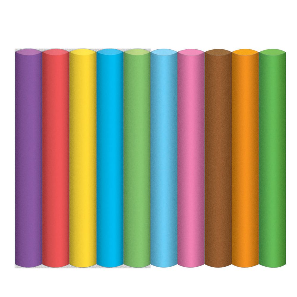 Мелки для доски круглые Maped "Color Peps", 10 цветов, ассорти - 3