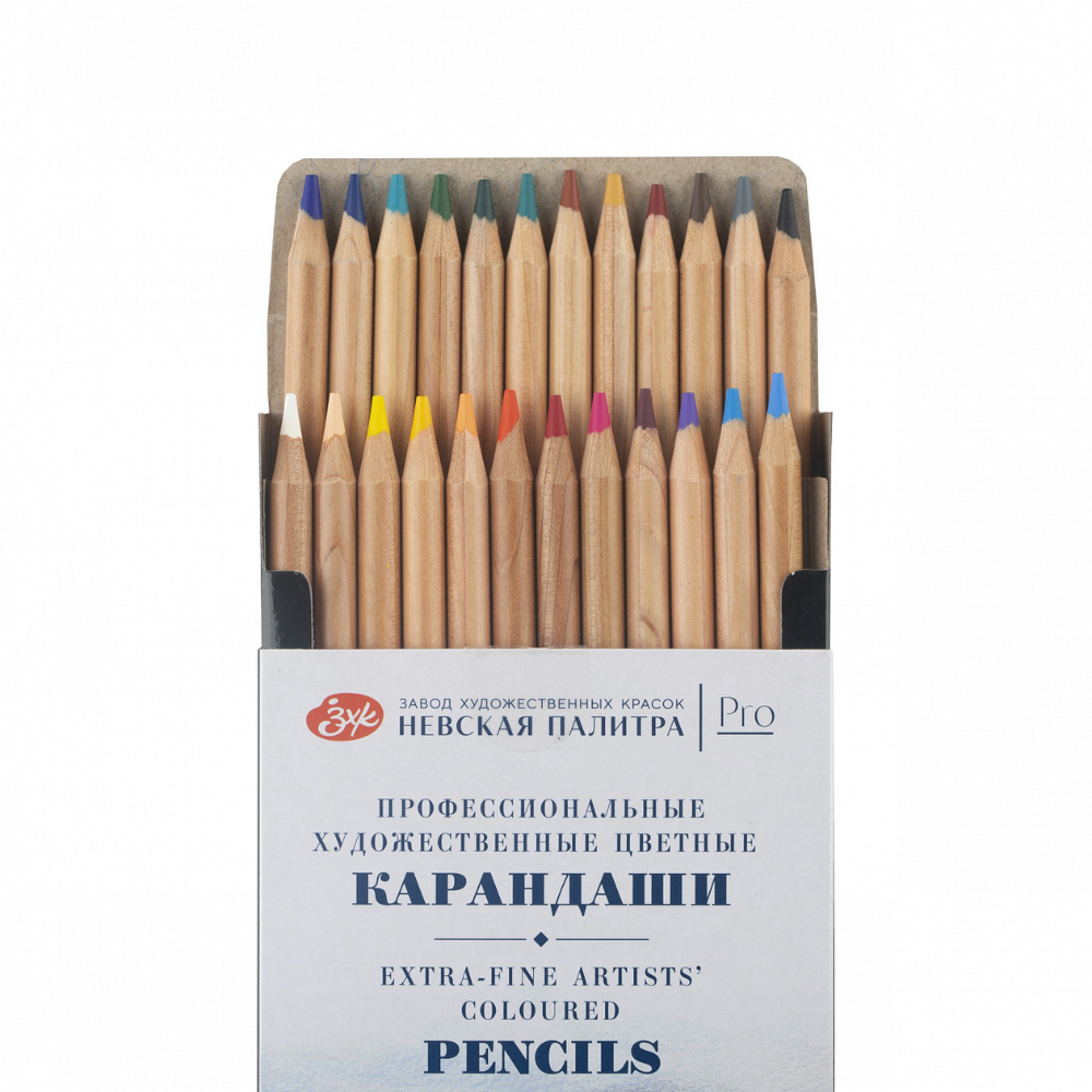 Цветные карандаши "Мастер-Класс", в картонной коробке, 24 цвета - 3