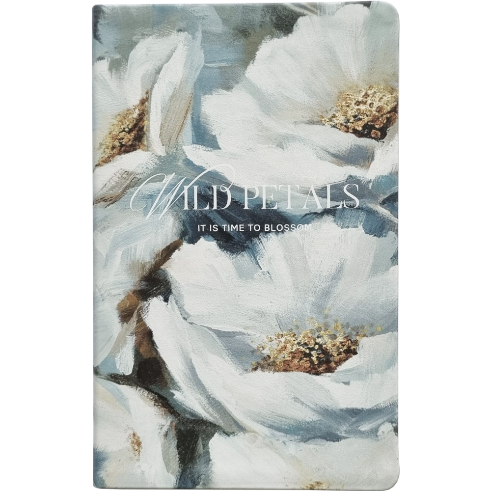 Еженедельник датированный "Petals" на 2026 год, А6, 128 страниц, букет