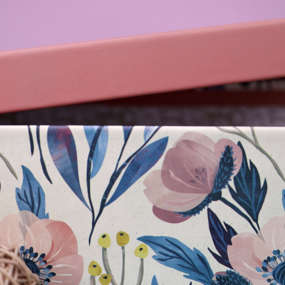 Коробка подарочная "Flowers", 23х16х9.5 см, картон - 3