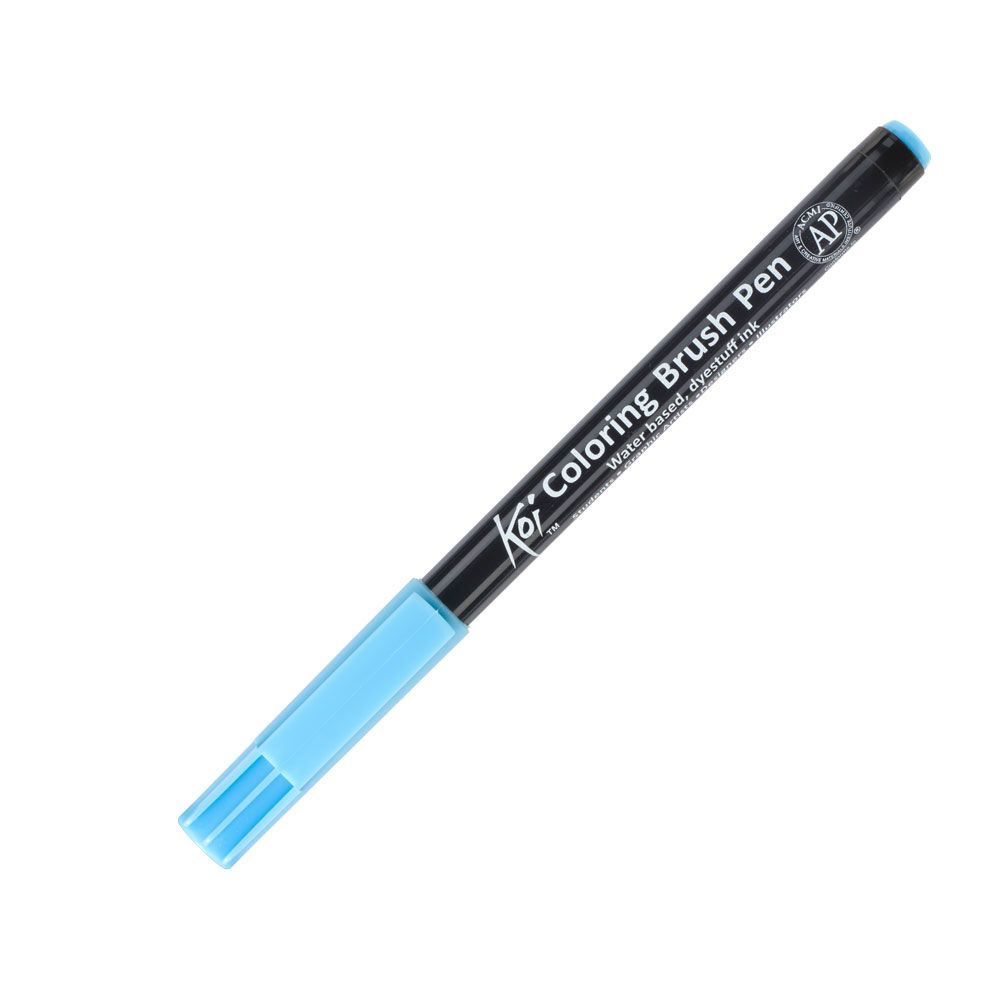 Маркер акварельный "Koi Color Brush", голубой