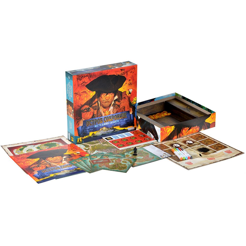 Игра настольная "Остров сокровищ: Месть Джона Сильвера" - 4