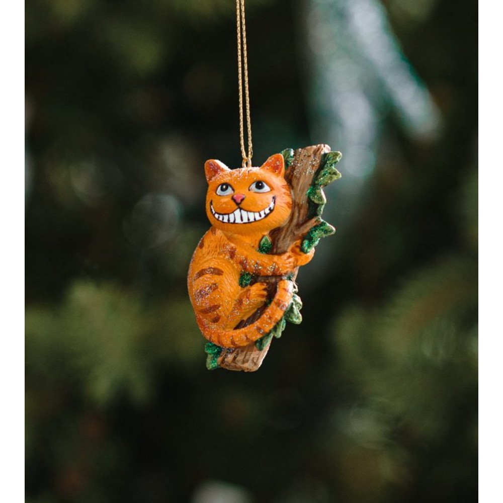 Украшение елочное "Чеширский кот", 12 см, каучук