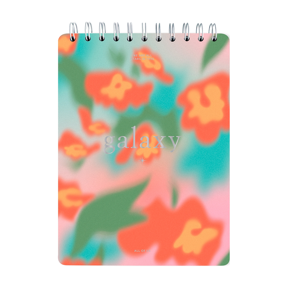 Альбом для рисования "Aurora галактика", 156х207 мм, 45 листов, на спирали, разноцветный