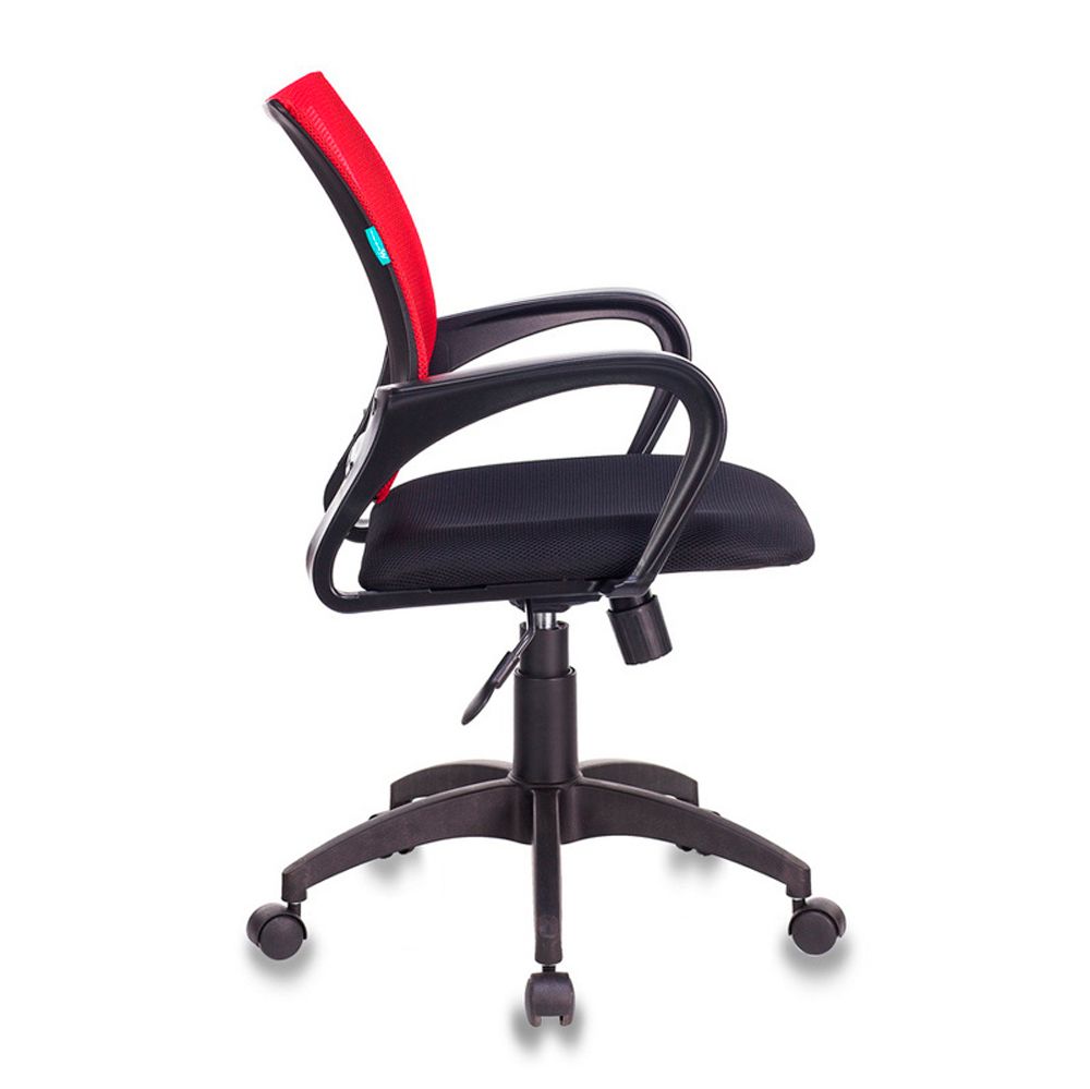 Кресло для персонала Бюрократ "CH-695N/BLACK", ткань, пластик, красный - 7
