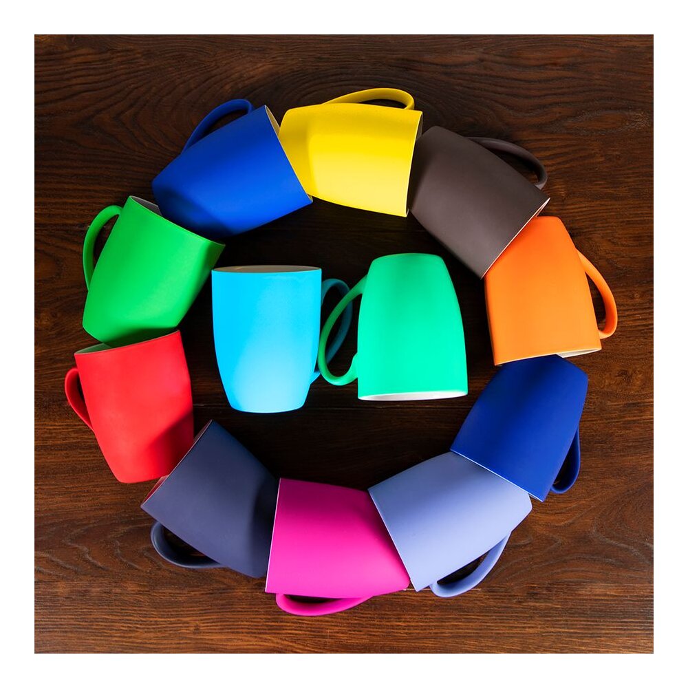 Кружка "Sweet", фарфор., 350 мл., светло-зеленый