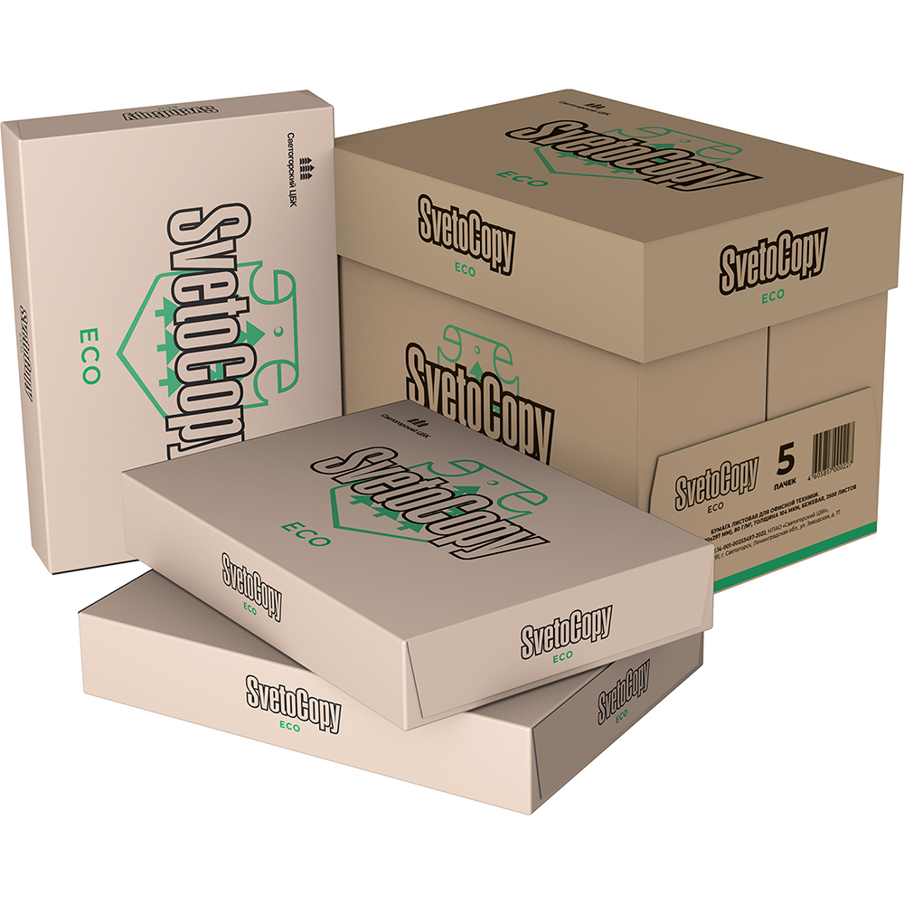 Бумага "SvetoCopy ECO", А4, 500 листов, 80 г/м2 - 10