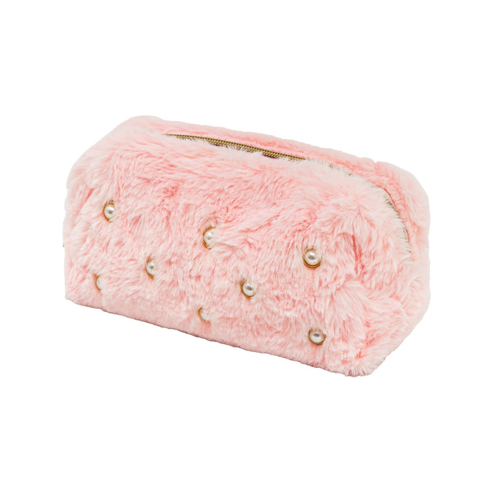 Пенал "Fluffy Pearl", 1 отделение, розовый