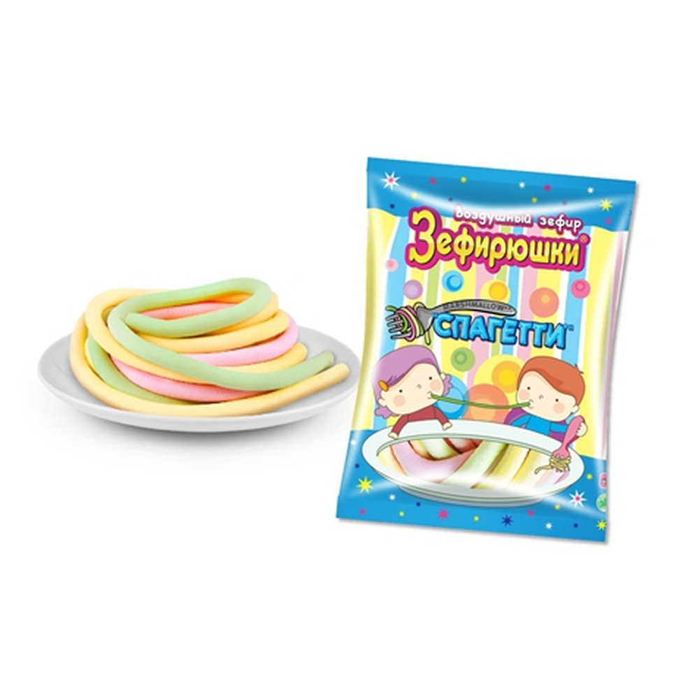 Зефир воздушный "Зефирюшки. Спагетти", 80 гр
