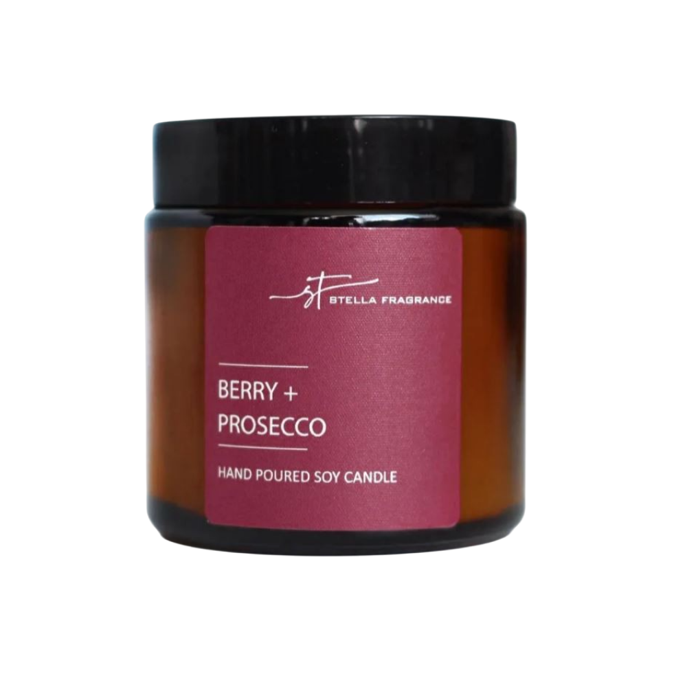 Свеча декоративная Stella Fragrance "Berry+Prosecco", 90 гр.