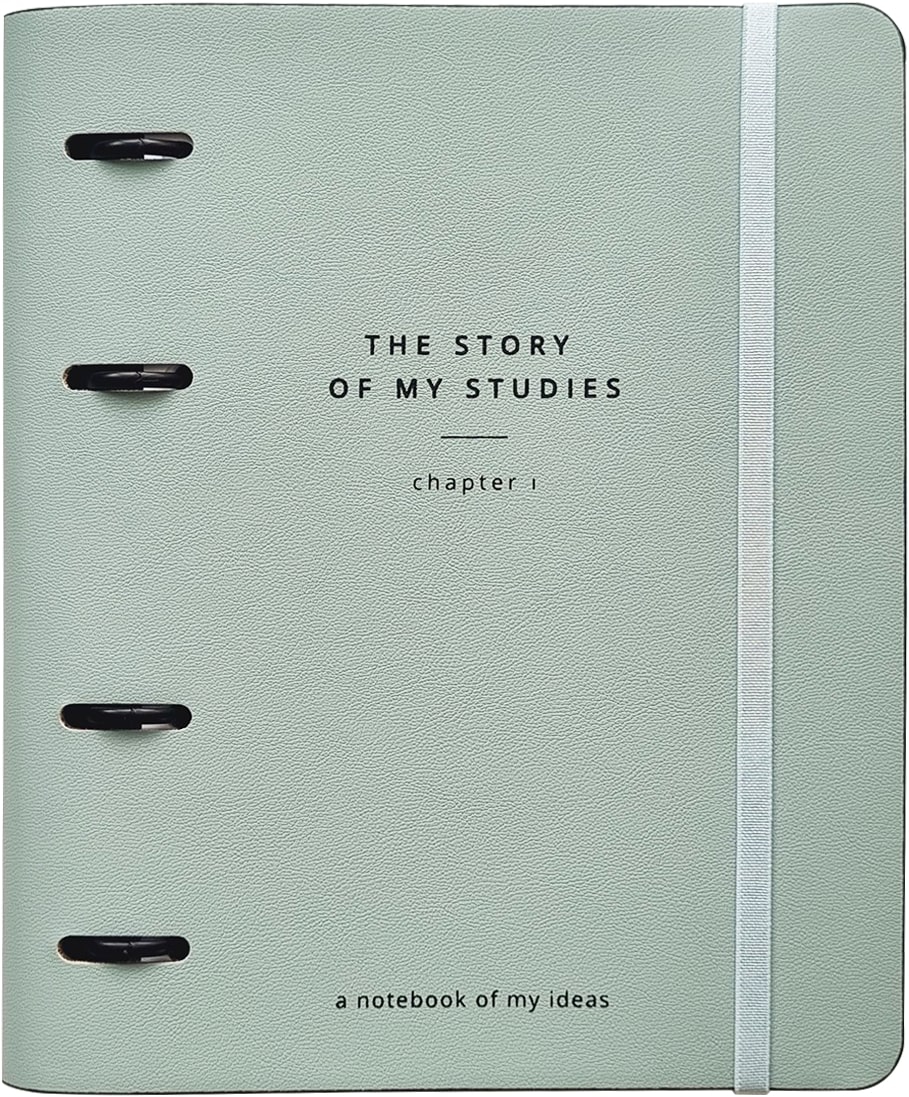 Тетрадь на кольцах "Story", B5, 120 листов, клетка, зеленый