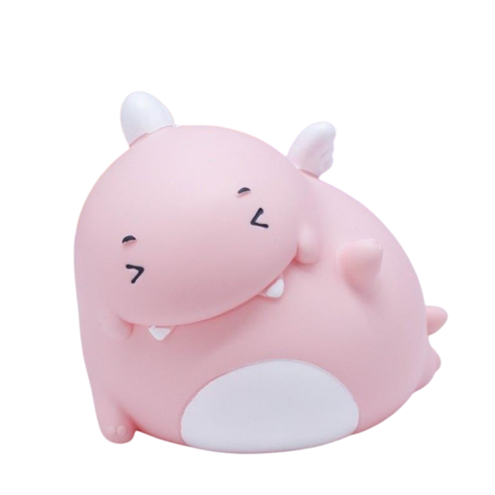 Копилка "Dino left", розовый