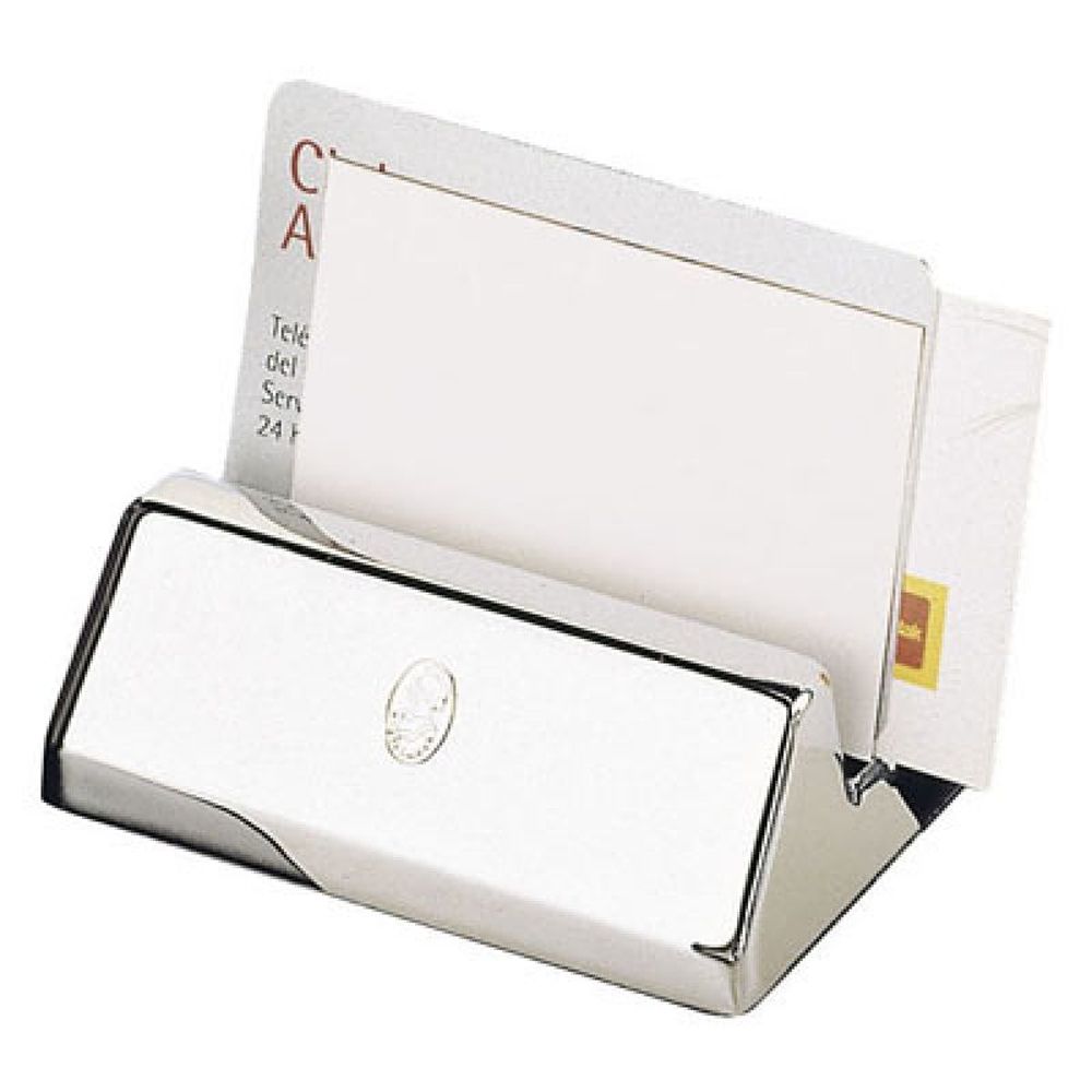 Держатель для визиток "M-670", серебристый - 3