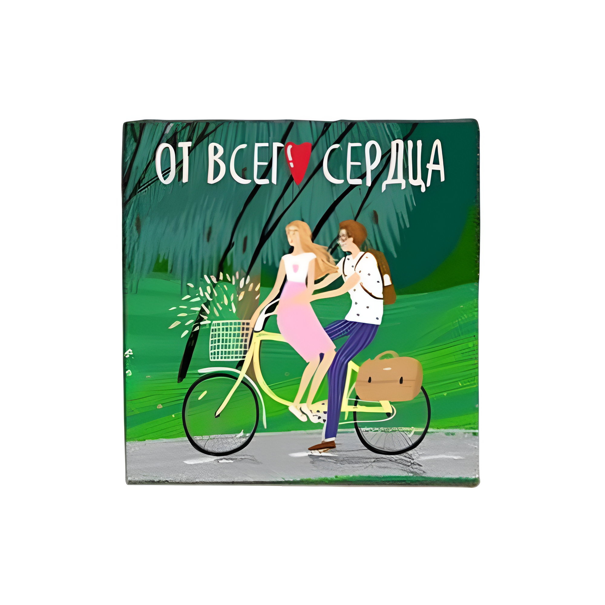 Шоколад молочный "Кватро. От всего сердца 2", 60 г