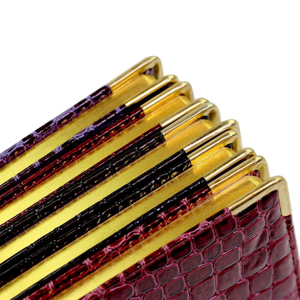 Книга записная "Grand croco", А5, 80 листов, клетка, черный - 3