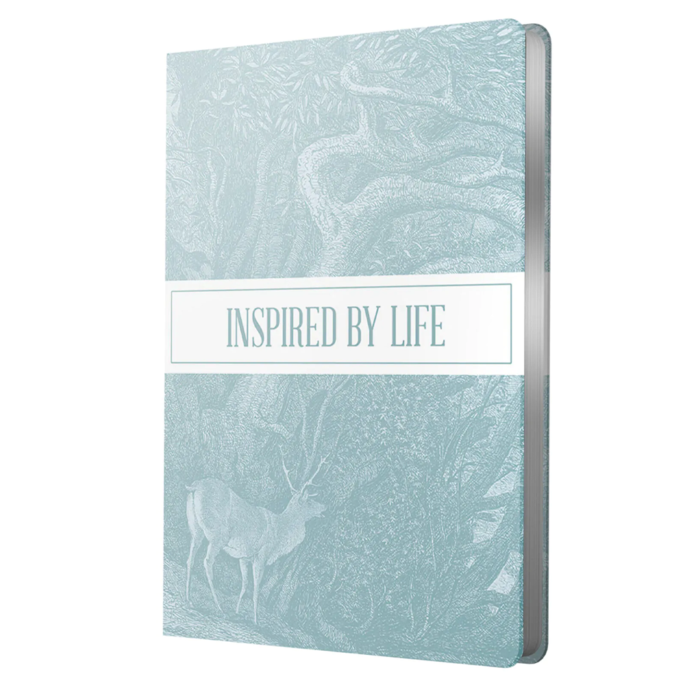Ежедневник недатированный "Floreale. Smoky Sky", A5, 152 листа, голубой