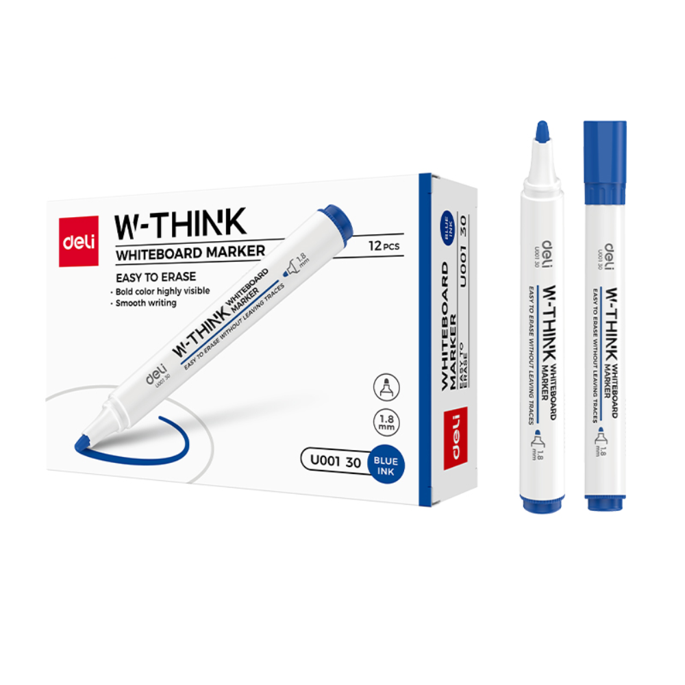 Маркер для доски "Think U001", синий