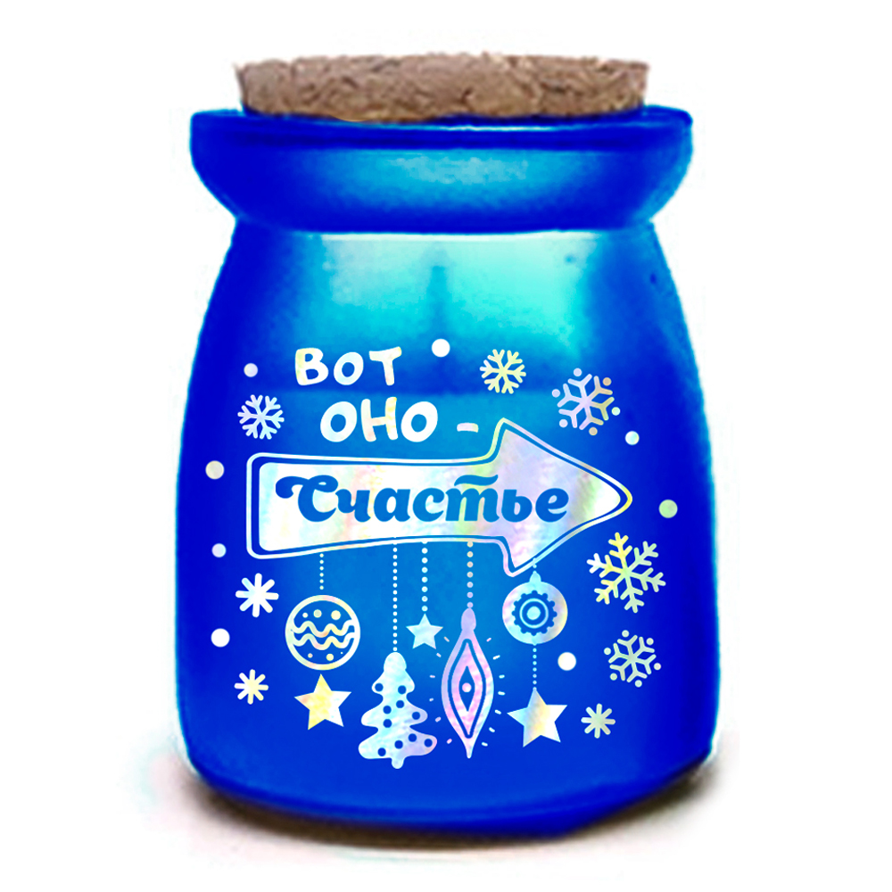 Свеча декоративная ароматизированная "Голография яркая", ассорти - 7