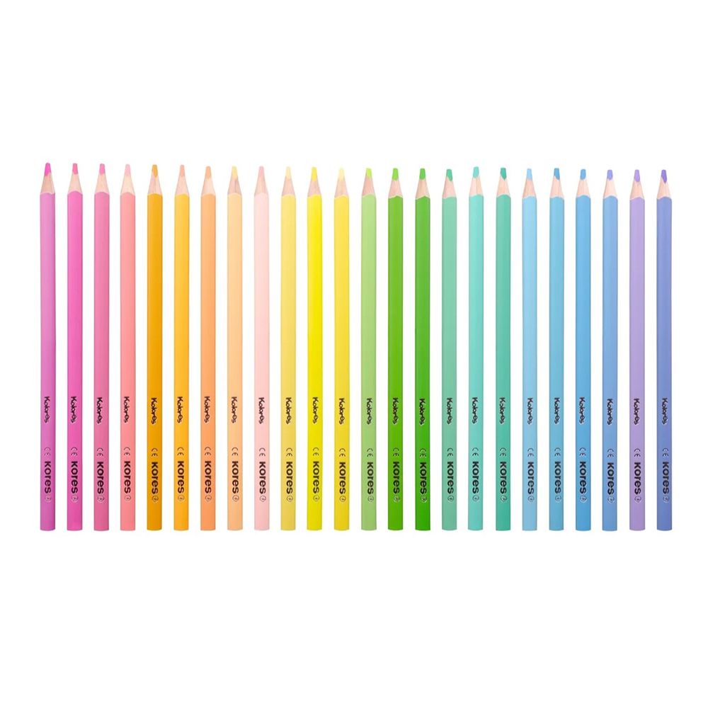 Цветные карандаши "Kolores Pastel", 24 цвета