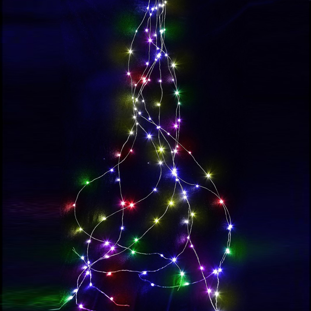 Гирлянда электрическая LED "Нить. Хвост Роса", мультиколор - 6