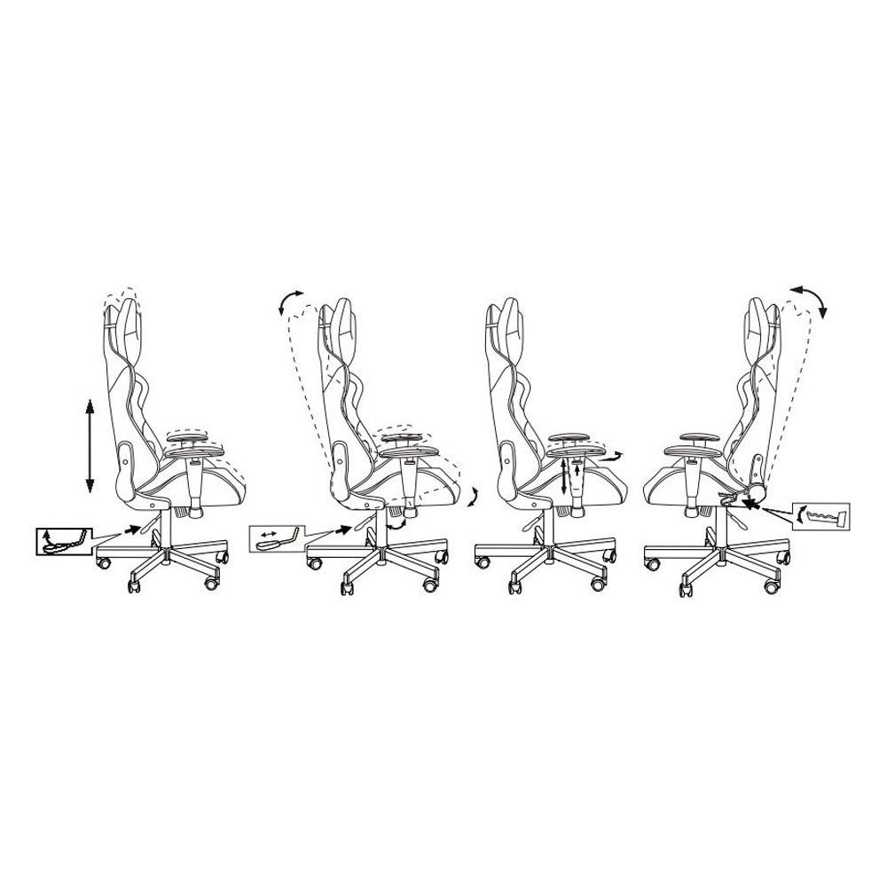 Кресло игровое Бюрократ VIKING KNIGHT Light-10, ткань, металл, темно-коричневый  - 17