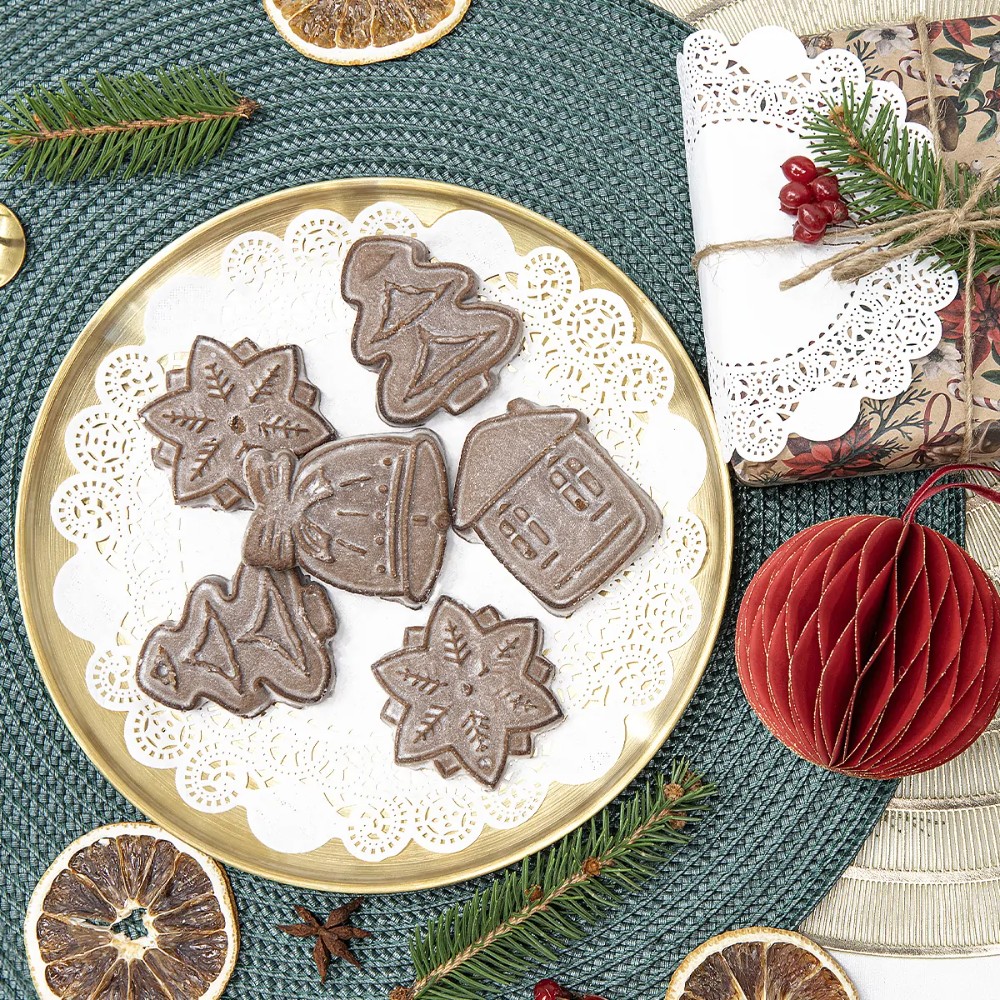 Салфетки бумажные ажурные AVIORA, d=18 см, белый, 250 шт - 3