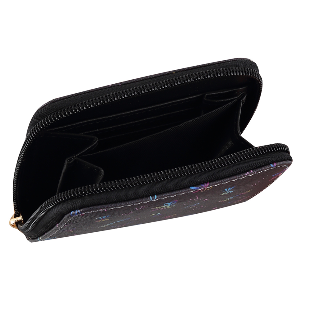 Кошелек "Bow style", 12х10 см, кожзам, черный - 3