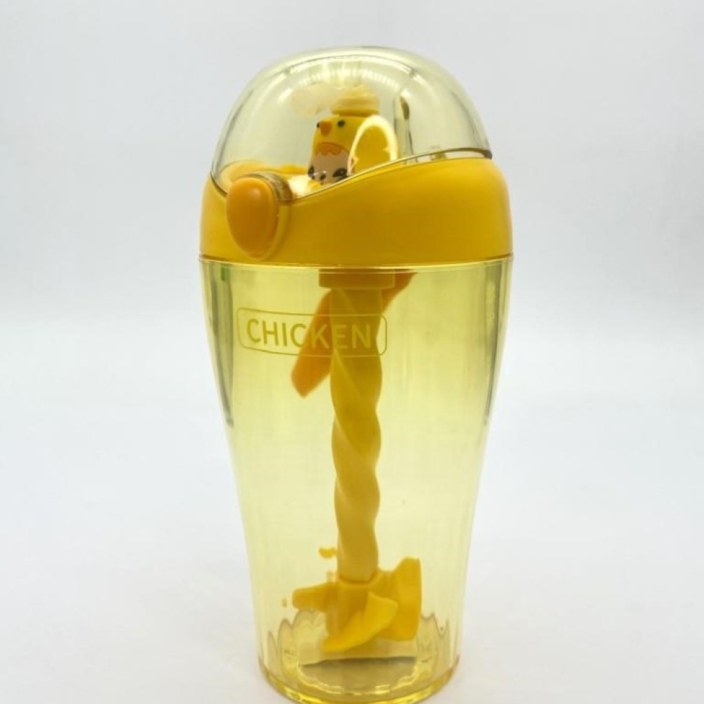 Кружка термическая Тамблер "Baby animal, duck", пласт., 460 мл., желтый - 7