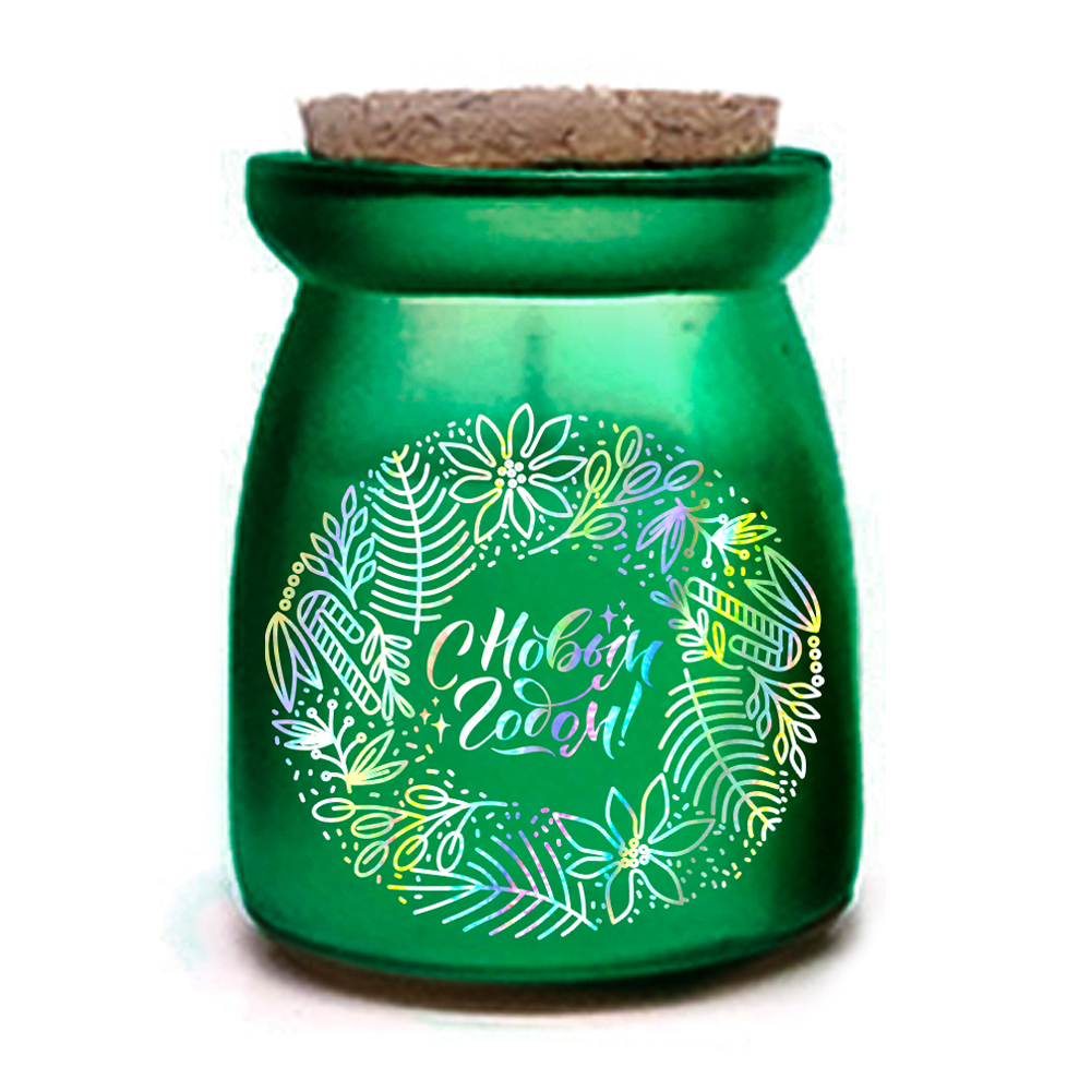 Свеча декоративная ароматизированная "Голография яркая", ассорти - 4