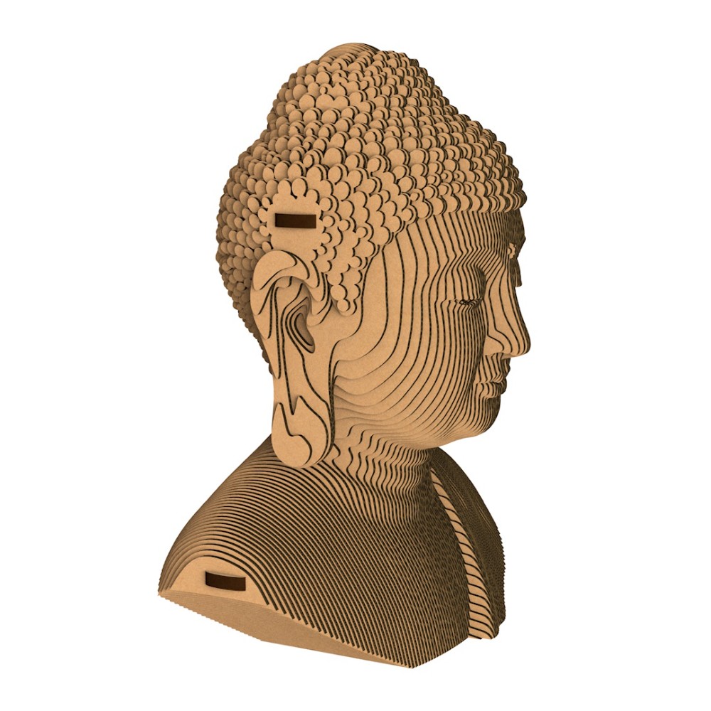 Пазл картонный 3D "Бюст Будда" - 2